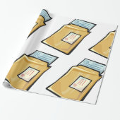 Zakelijke brief cadeaupapier (Uitgerold)