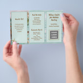 Zakelijke brochure Holistic Blue Wood Spa (Hand)