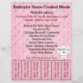 Zakelijke brochure met traan-off Strips (Voorkant)