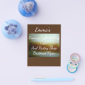 Zakelijke brochure voor bakken en banketbakken (Enkel)