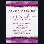 Zakelijke brochure voor Paarse en Gold Waterverf<br><div class="desc">Paarse en Gold Waterverf brochure. Elegant Paars en Gold geometrisch handgeschreven stijlkalligrafie professioneel design. Perfect voor make-up artiesten,  haarstylists,  cosmetologen en nog veel meer!</div>