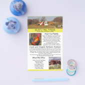 Zakelijke brochure voor standaard boerderij met fo (Enkel)