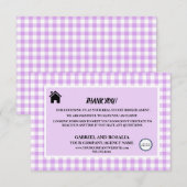 Zakelijke buffels van Real Estate Broker Agent Con Bedankkaart (Voorkant / Achterkant)