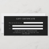 Zakelijke Cadeaubon (Achterkant)