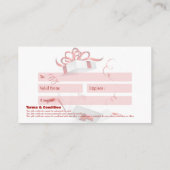 Zakelijke cadeaubon $ 300 visitekaartje (Achterkant)