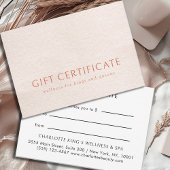 ZAKELIJKE CADEAUBON, Beige Modern Minimalist