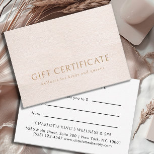 ZAKELIJKE CADEAUBON, Beige Modern Minimalist