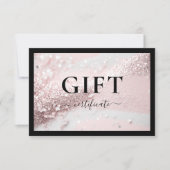 ZAKELIJKE CADEAUBON | GLITTER | (Voorkant)