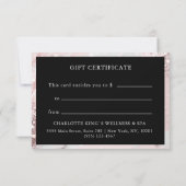 ZAKELIJKE CADEAUBON | GLITTER | (Achterkant)