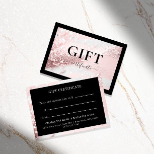 ZAKELIJKE CADEAUBON   GLITTER  