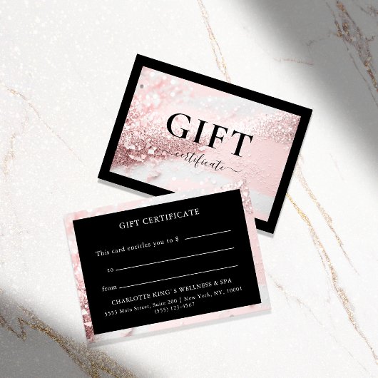 ZAKELIJKE CADEAUBON | GLITTER |