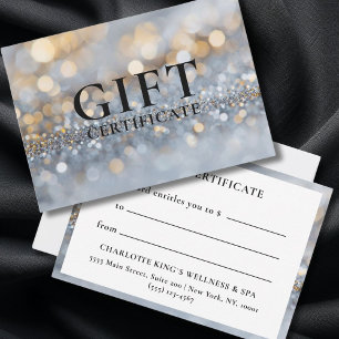 ZAKELIJKE CADEAUBON   GLITTER  