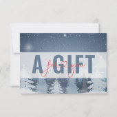 ZAKELIJKE CADEAUBON | Wintersneeuw Landschap (Voorkant)