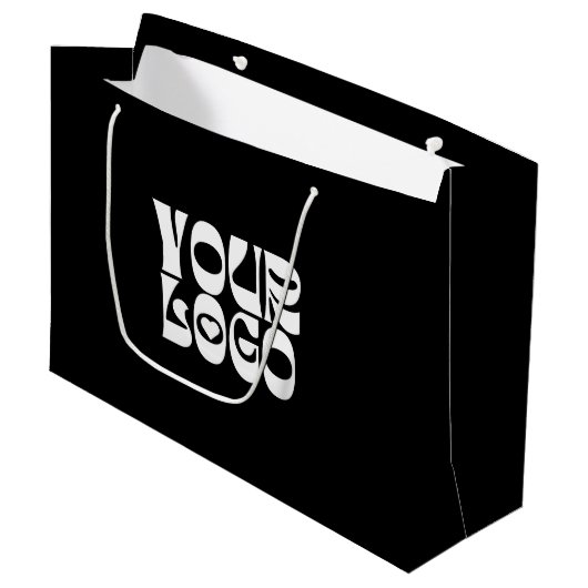 Zakelijke cadeautas met bedrijfslogo (Voorkant Gekanteld)