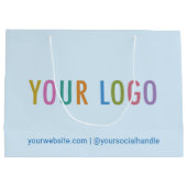 Zakelijke cadeautas van 12.5 inch met logo lichtbl (Achterkant)