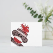 Zakelijke cadeautjes voor Sock Monkey-producten Briefkaart (Staand voorkant)