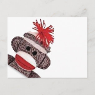 Zakelijke cadeautjes voor Sock Monkey-producten Briefkaart