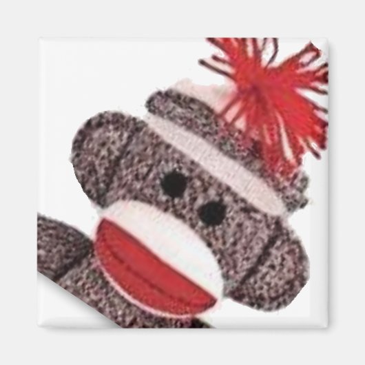 Zakelijke cadeautjes voor Sock Monkey-producten Magneet (Voorkant)