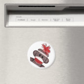 Zakelijke cadeautjes voor Sock Monkey-producten Magneet (Insitu (Vaatwasser))