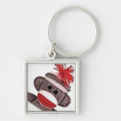 Zakelijke cadeautjes voor Sock Monkey-producten Sleutelhanger (Voorkant)