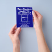 Zakelijke Chanoeka Sale op Blue Flyer (Hand)