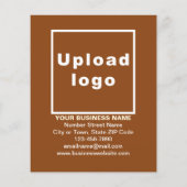 Zakelijke Chanoeka Sale op Brown Flyer (Achterkant)