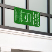 Zakelijke Chanoeka Sale op groene banner (Buitenkant Gebouw)