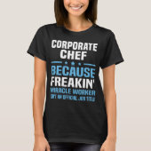 Zakelijke Chef T-shirt (Voorkant)