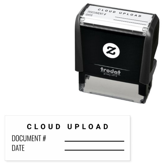 Zakelijke Cloud Document II Upload Zelfinktende Stempel (In situ)