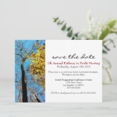 Zakelijke conferentie Corporate Event Invitation Save The Date (Staand voorkant)