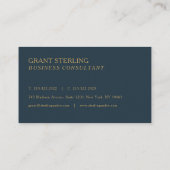 Zakelijke consultant Nautisch kompas Professioneel Visitekaartje (Achterkant)