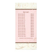 Zakelijke creditcard - Letter A Monogram Dessert B Reclamekaart (Achterkant)