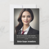 Zakelijke dank bedankkaart (Voorkant)