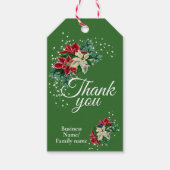 Zakelijke dank Je waardering Floral Cadeaulabel (Voorkant)