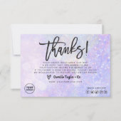 Zakelijke dank - Kaart / Product invoegen (Voorkant)