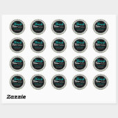 Zakelijke dank u Tribale patroonsticker Ronde Sticker (Vel)