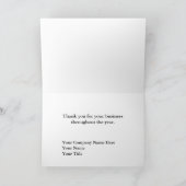 Zakelijke dank - uw kaarten (Binnen)