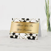 Zakelijke dank - uw kaarten (Voorkant)