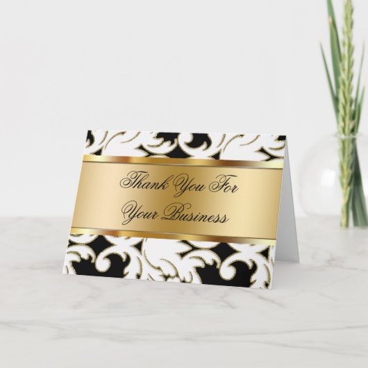 Zakelijke dank - uw kaarten (Voorkant)