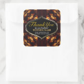 Zakelijke dank voor Batik Fire sticker (Tas)