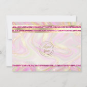 Zakelijke dank voor de elegante roze marmer Gold L (Achterkant)