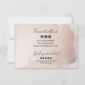 Zakelijke dank voor het plaatsen van bestellingen  bedankkaart (Achterkant)