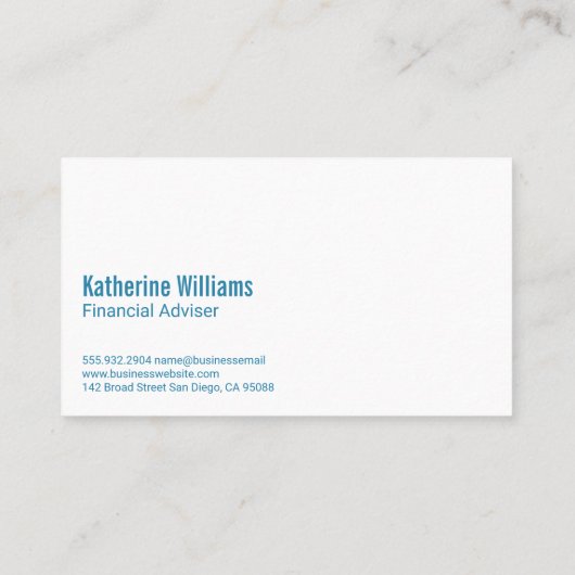 Zakelijke deal handdruk | Financiële grafieken Visitekaartje (Achterkant)