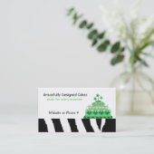 Zakelijke decortering stoppen visitekaartje (Staand voorkant)