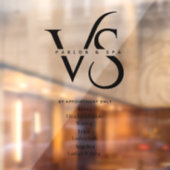 Zakelijke deurcling raamsticker (Vel 2)