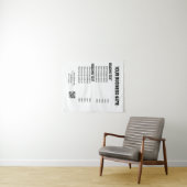 Zakelijke diensten producten prijslijst menukaart wandkleed (In Situ (horizontaal))