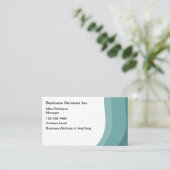 Zakelijke dienstverlening Modern Visitekaartje (Staand voorkant)