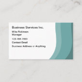 Zakelijke dienstverlening Modern Visitekaartje (Voorkant)