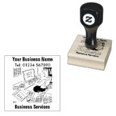 Zakelijke dienstverlening Rubberstempel (Gestempeld)