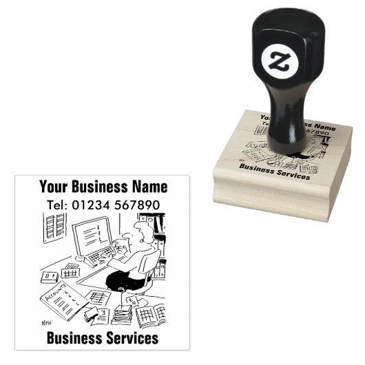 Zakelijke dienstverlening Rubberstempel (Gestempeld)